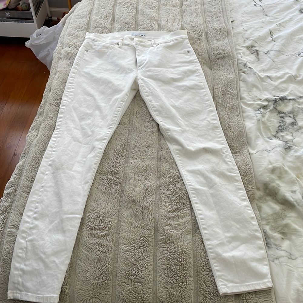 WHITE LOFT PANTS